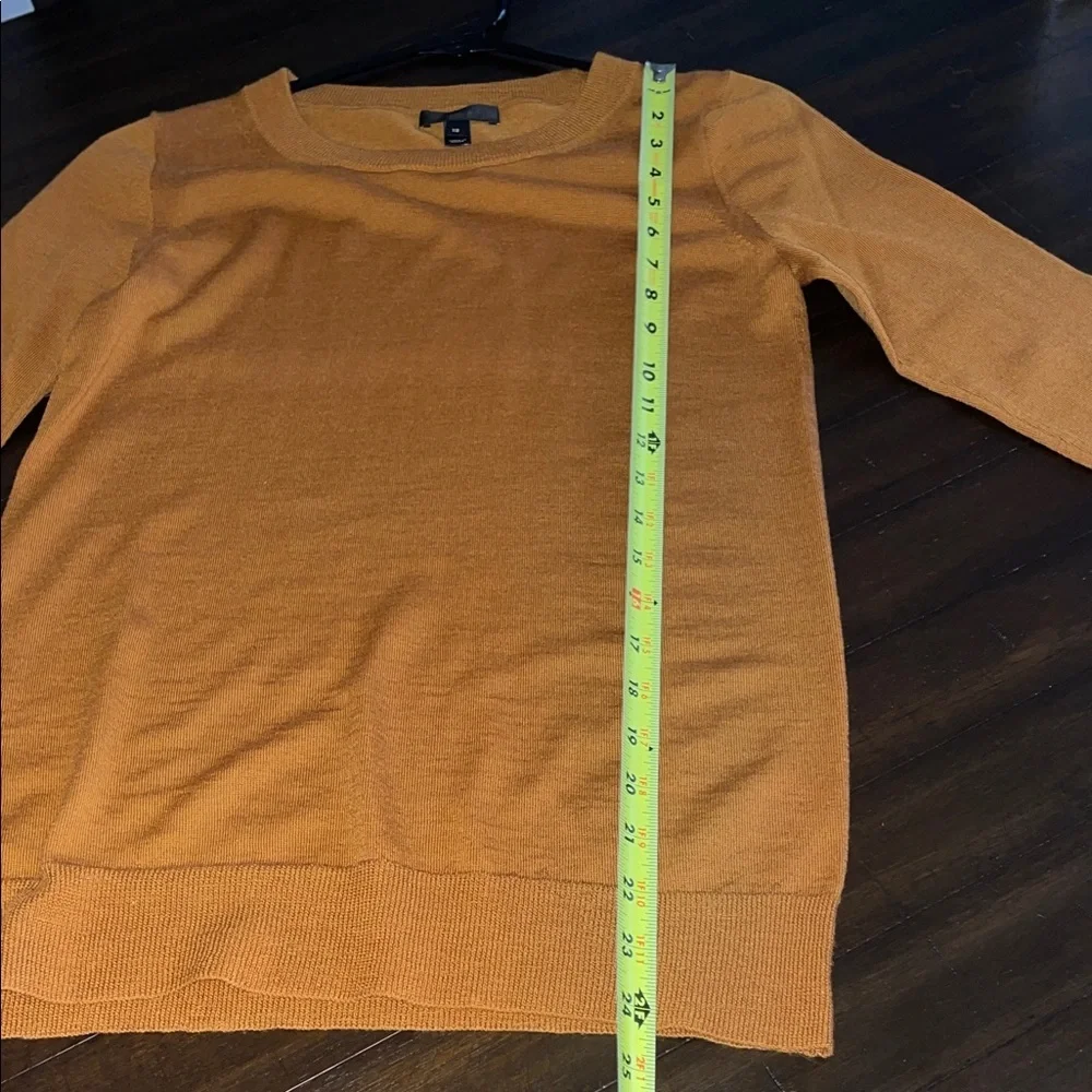 J. Crew Wool Women's Tan Crew Neck Sweater